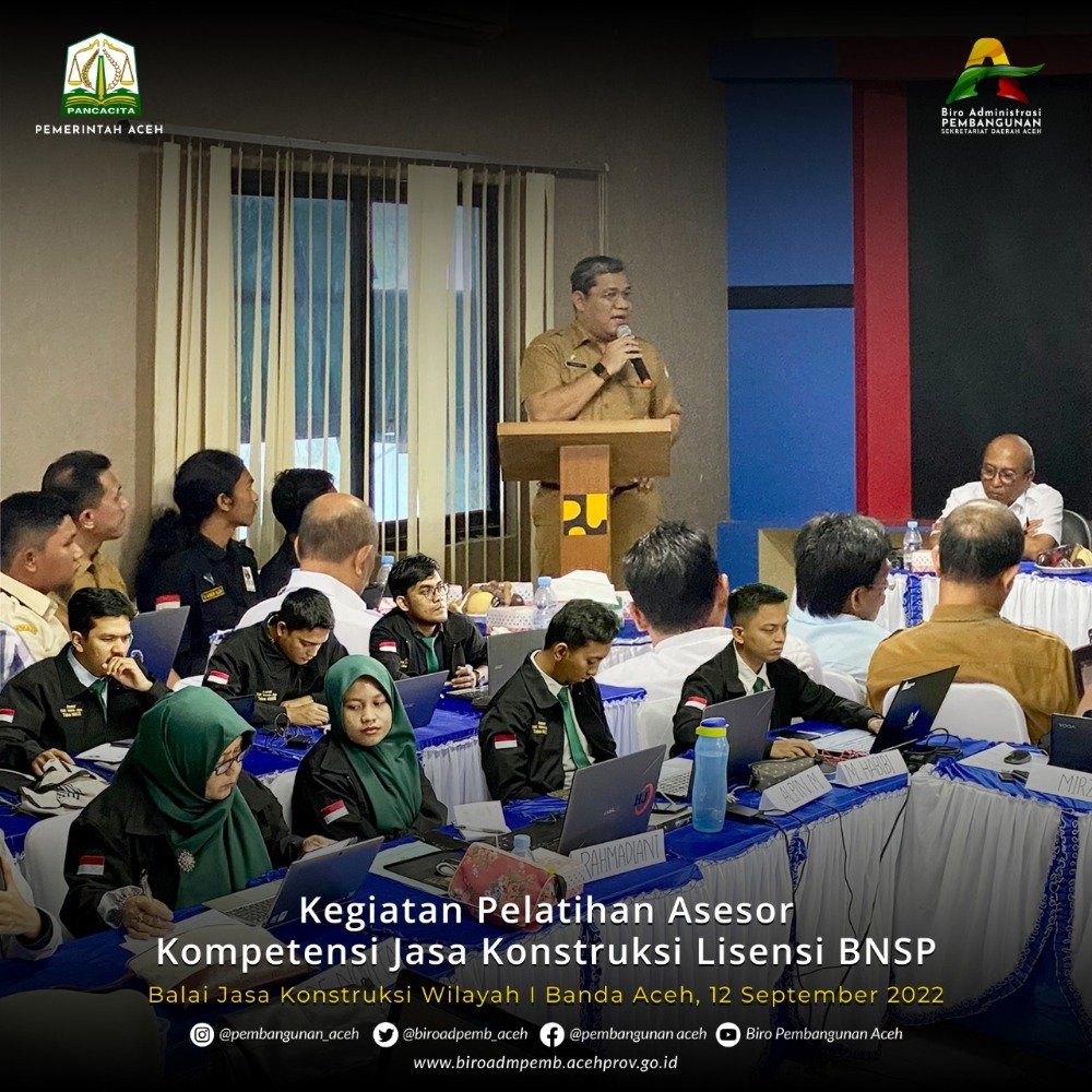 Pelatihan Asesor Bidang Konstruksi Kompetensi BNSP